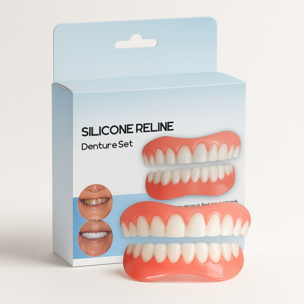 Universal Denture Comfort Reline Kit — 2 Pack