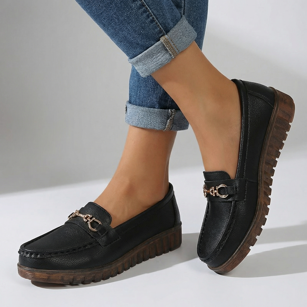 Orthopedic Buckle Loafers