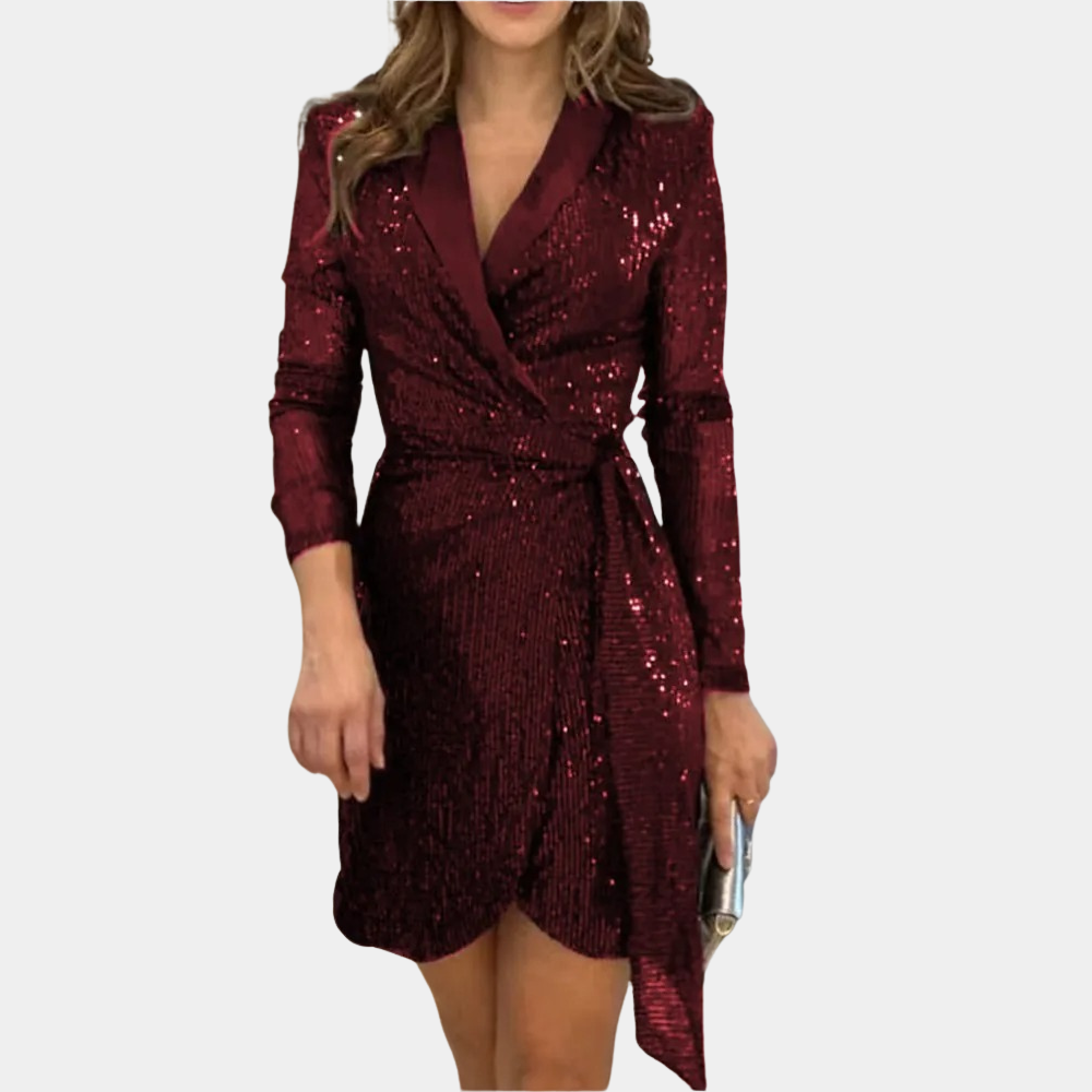 Belted Blazer Dress for Occasions and Events