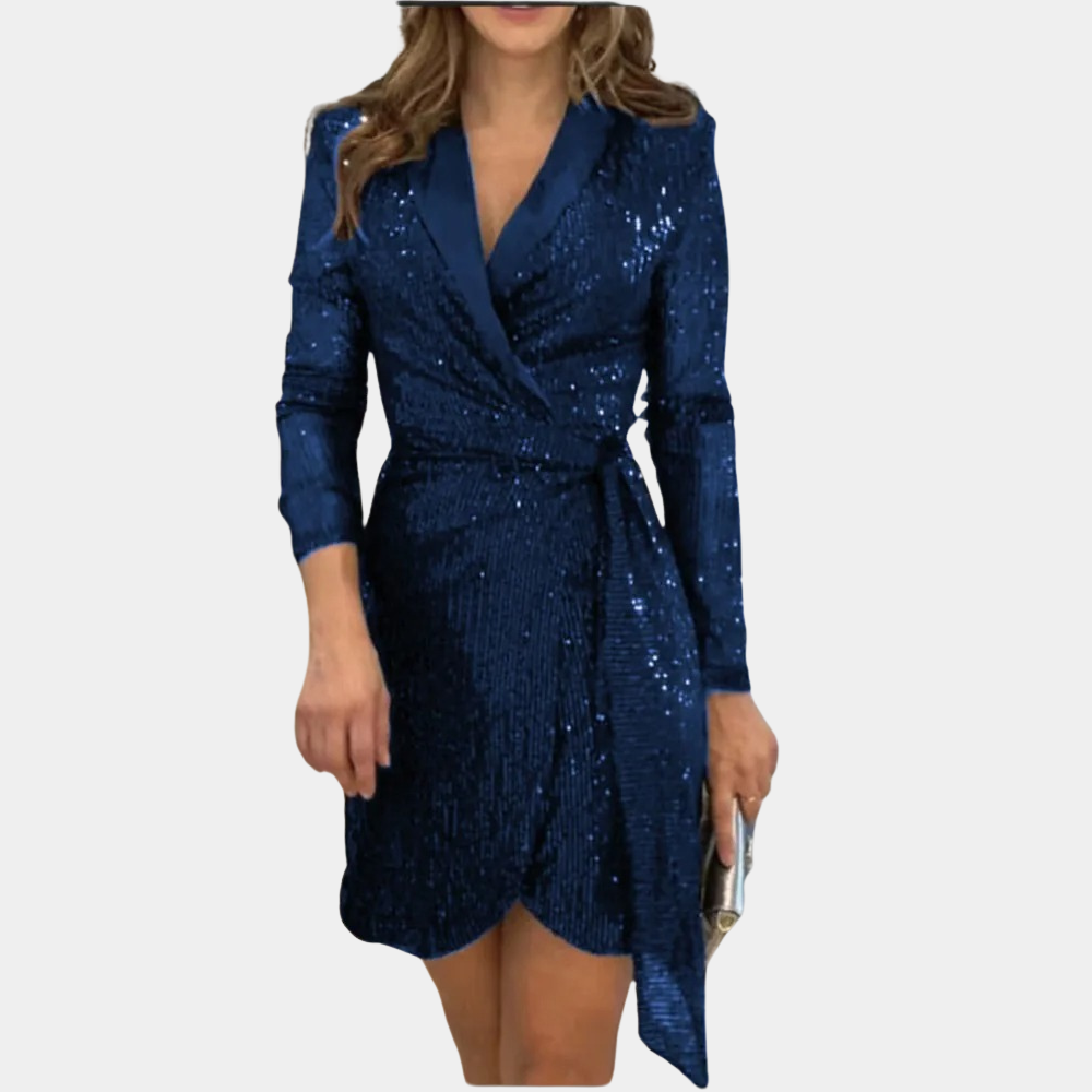 Belted Blazer Dress for Occasions and Events