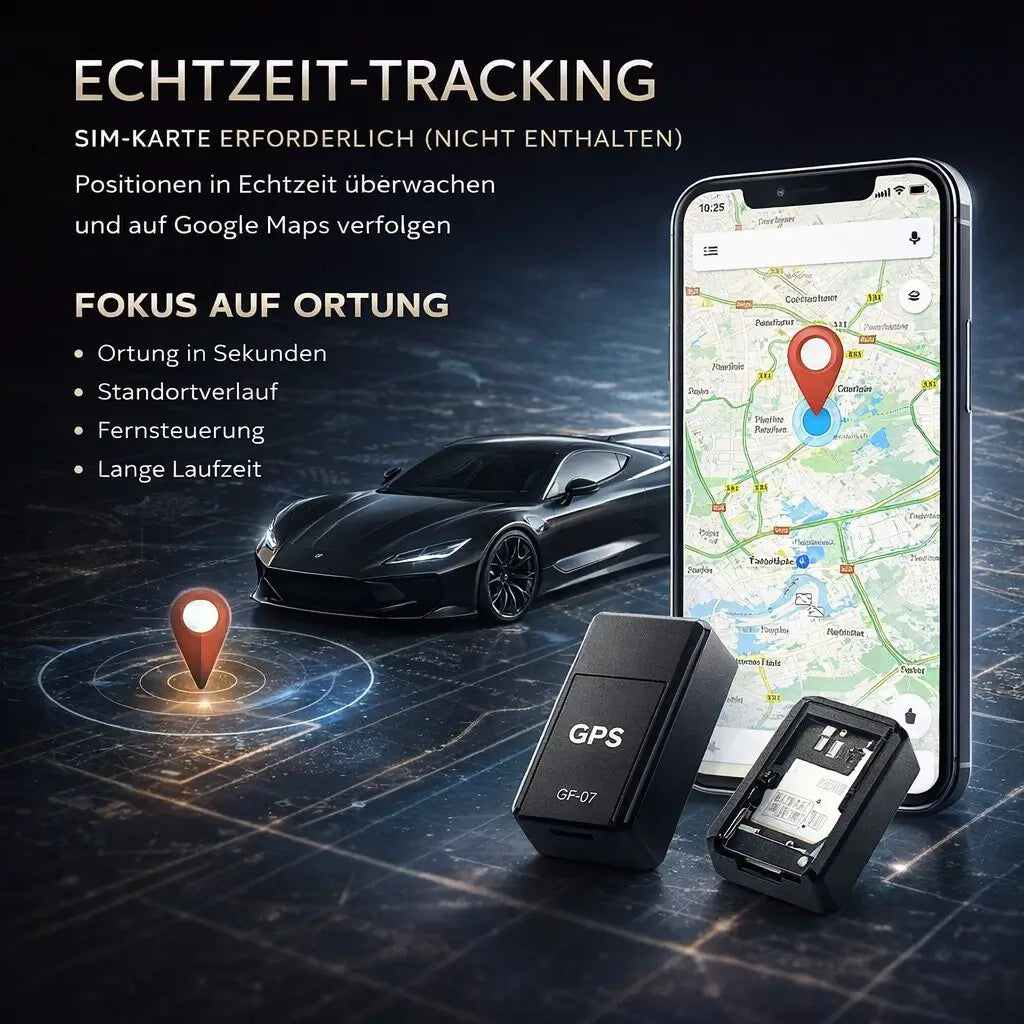 Mini GPS Tracker with Magnetic Mount — No Subscription — 2 Pack