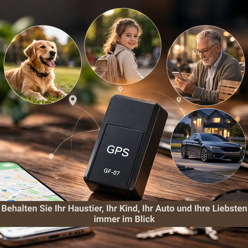 Mini GPS Tracker with Magnetic Mount — No Subscription — 2 Pack
