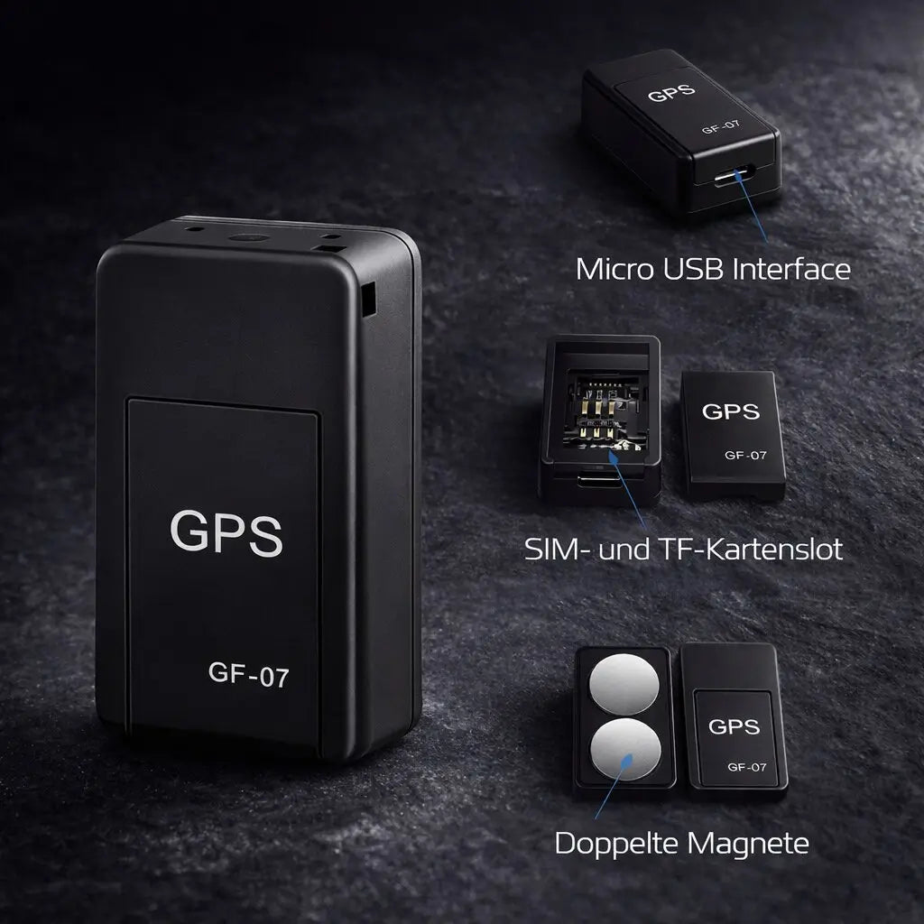 Mini GPS Tracker with Magnetic Mount — No Subscription — 2 Pack