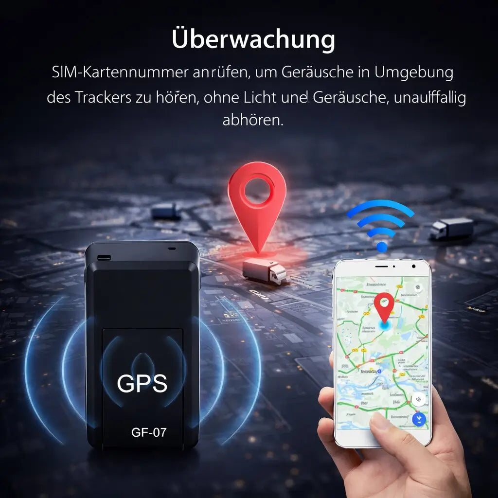Mini GPS Tracker with Magnetic Mount — No Subscription — 2 Pack