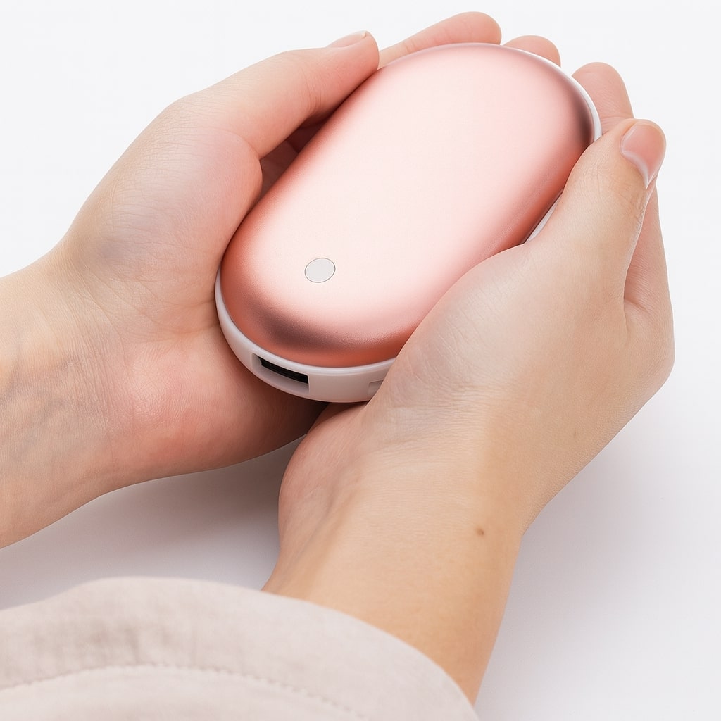 2-in-1 Electric Hand Warmer and Powerbank with 3 Heat Settings