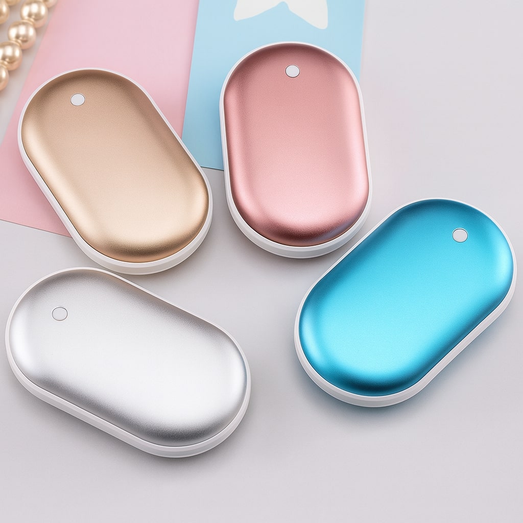 2-in-1 Electric Hand Warmer and Powerbank with 3 Heat Settings