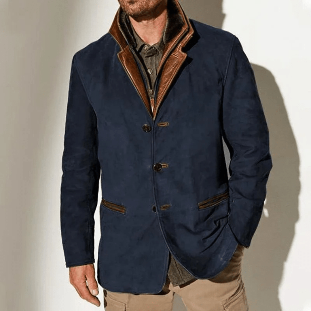Vintage Style Button-Front Winter Coat