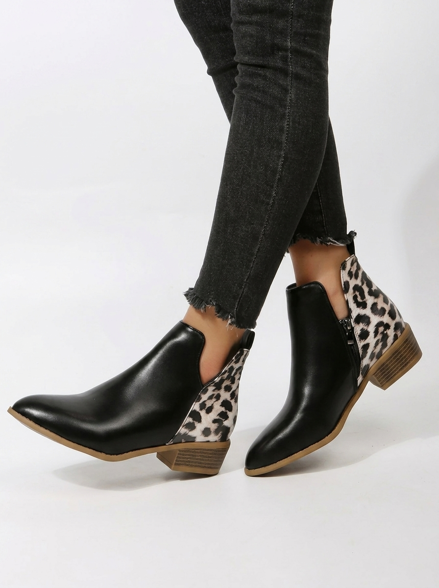 Animal Print Boots