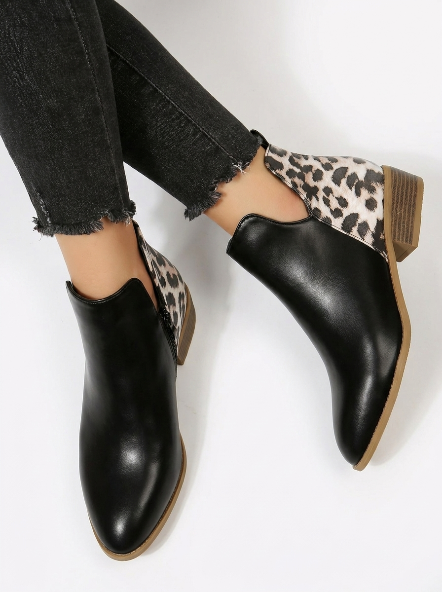 Animal Print Boots