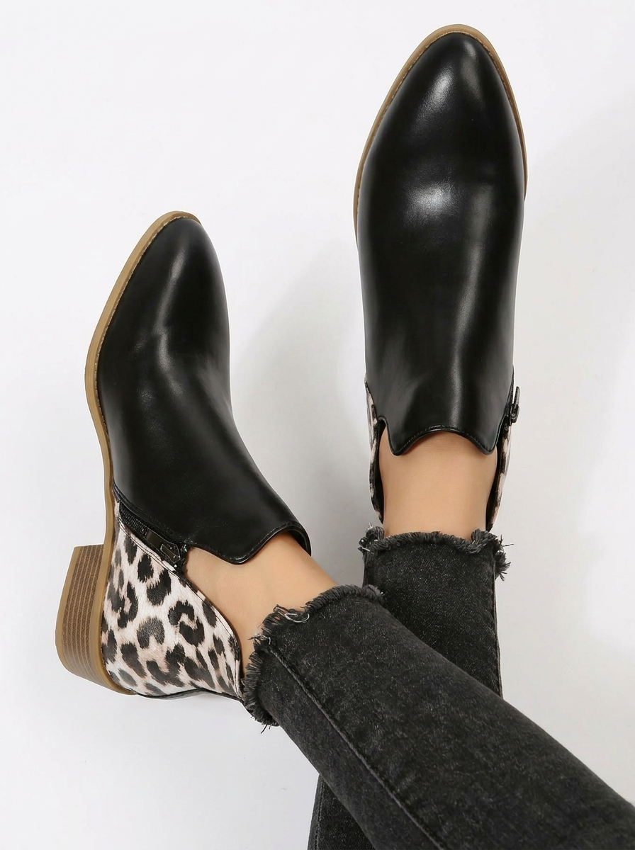 Animal Print Boots