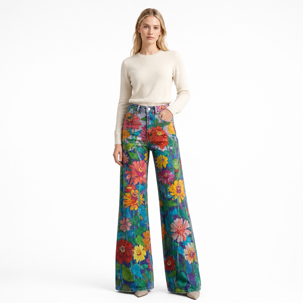 Long Fit Baggy Jeans - studio shot