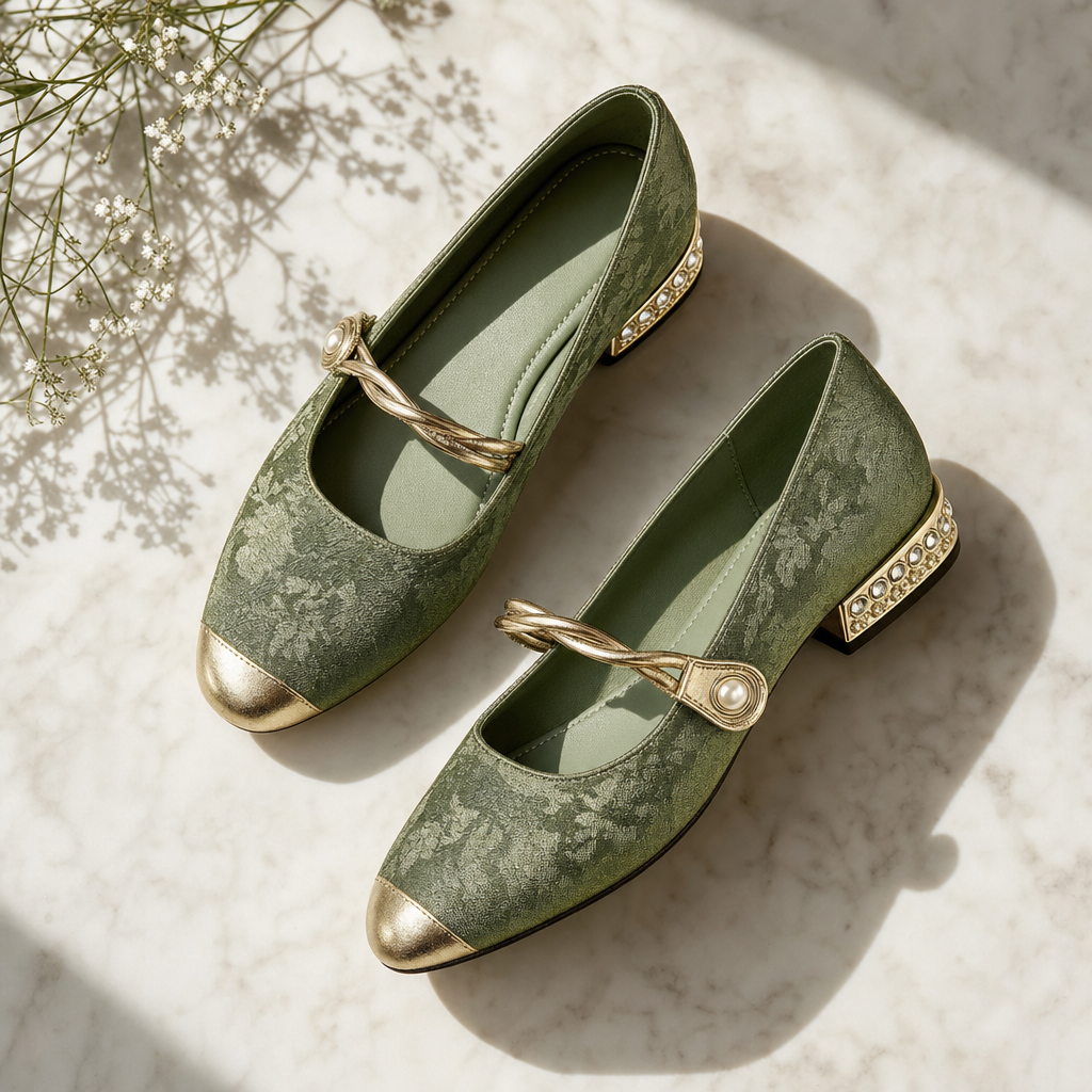 Chrystahh Mary Jane Shoe - flatlay