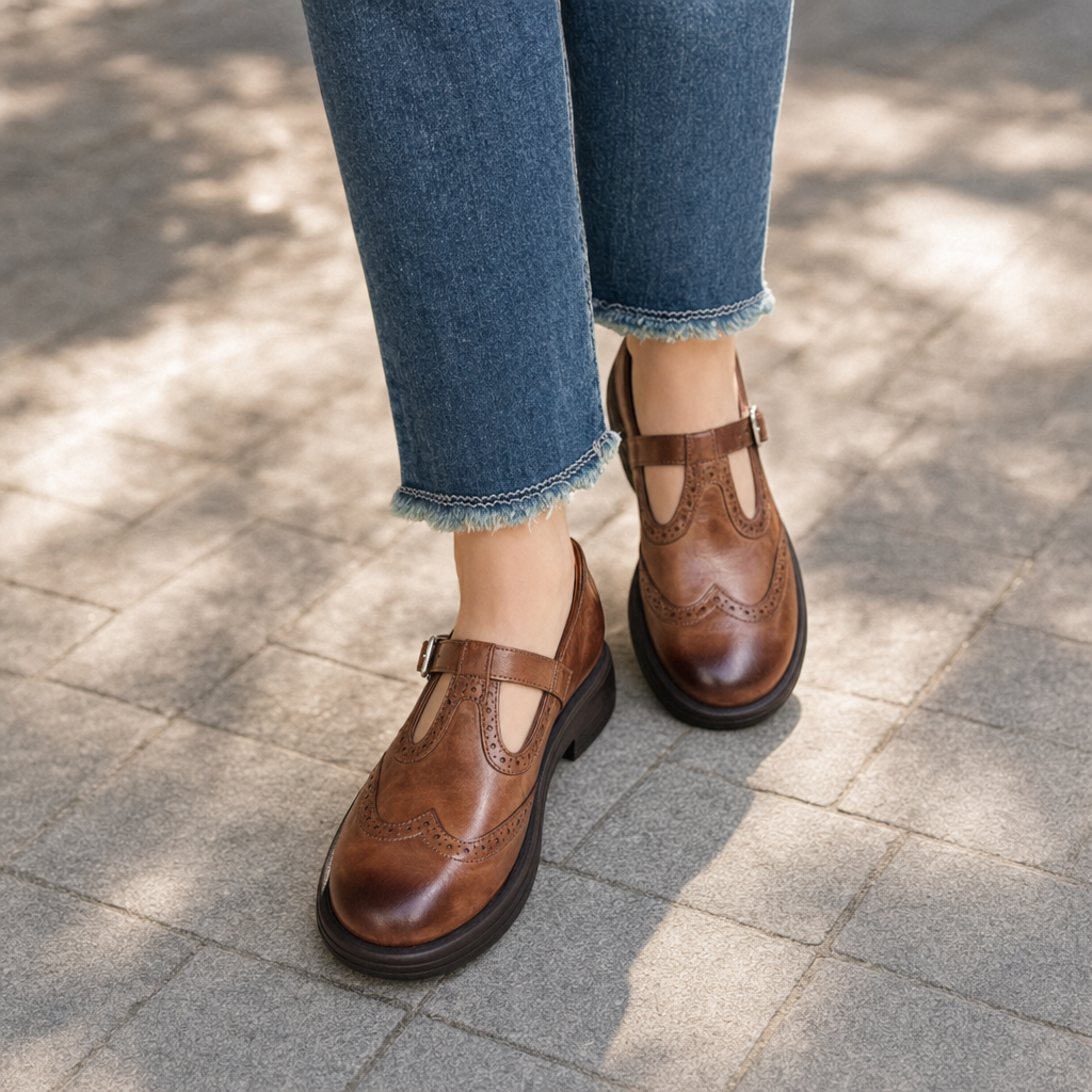 Orthopedic Mary Jane Comfort Shoes - lifestyle shot