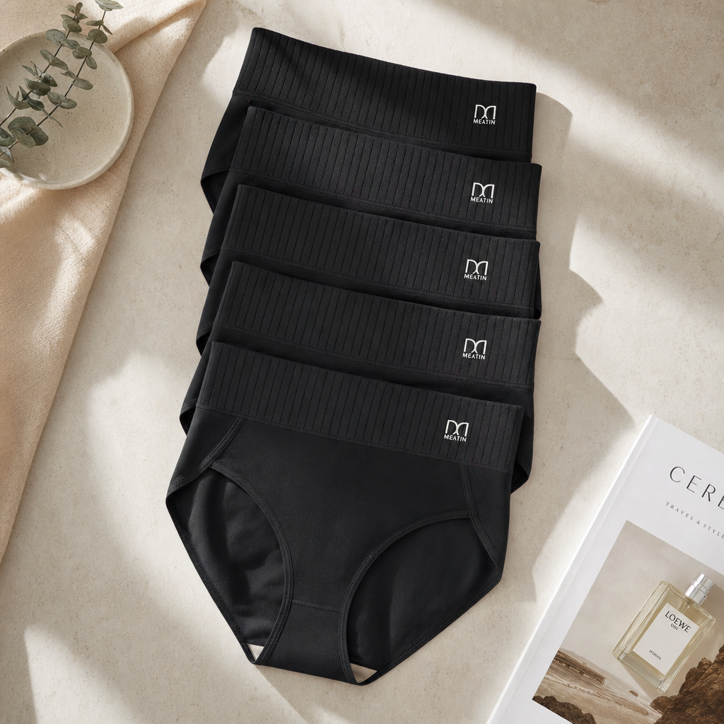 Women's High-Waist Shaping Underwear 6-Pack - flatlay