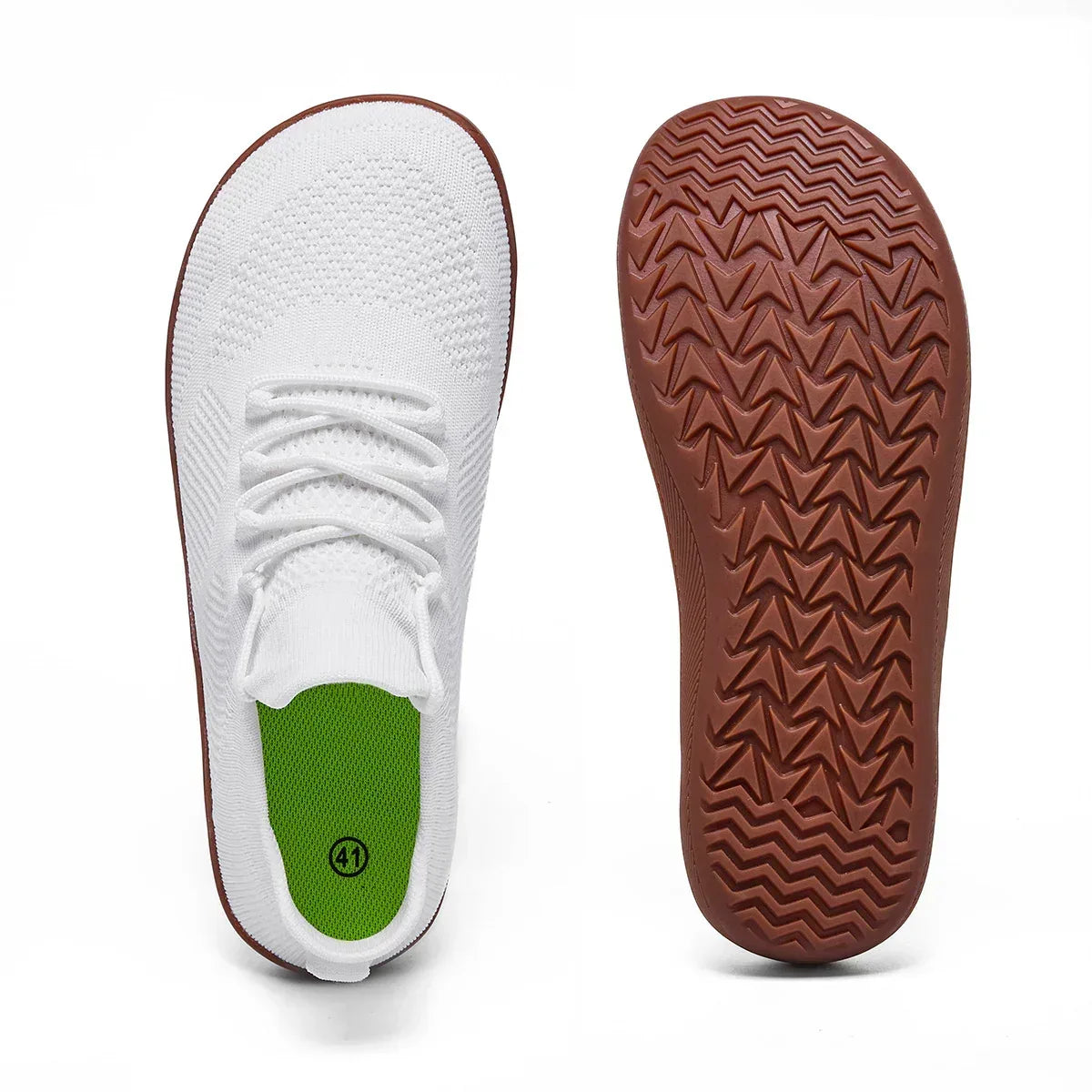 Knit Barefoot Sneakers With Flexible Sole