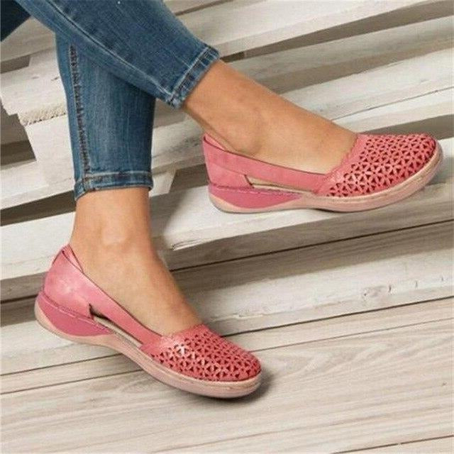 Wide Fit Flat Shoes for Women