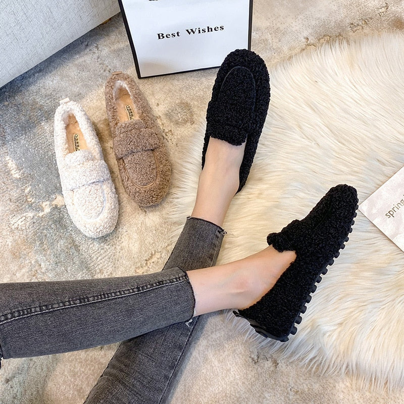 Wool Blend Warm Winter Slippers