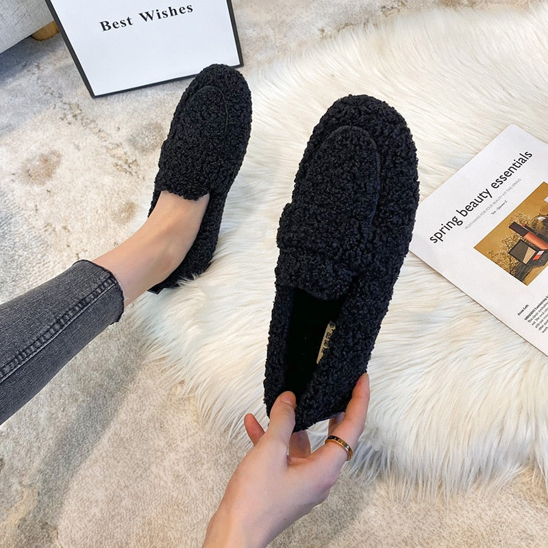Wool Blend Warm Winter Slippers