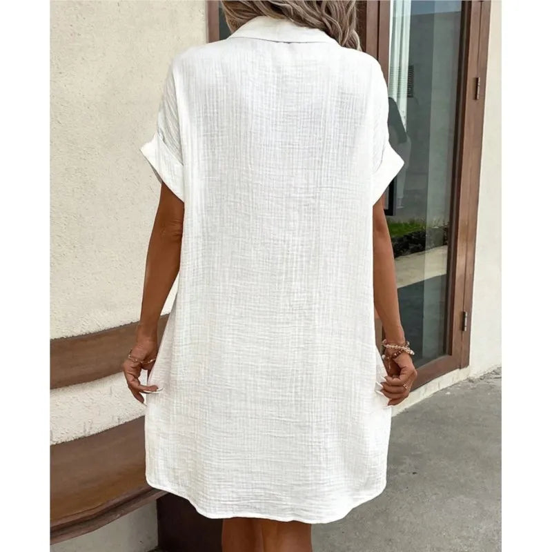 Collared Summer Dress with Pockets