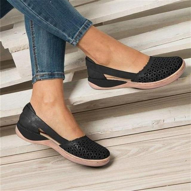 Wide Fit Flat Shoes for Women