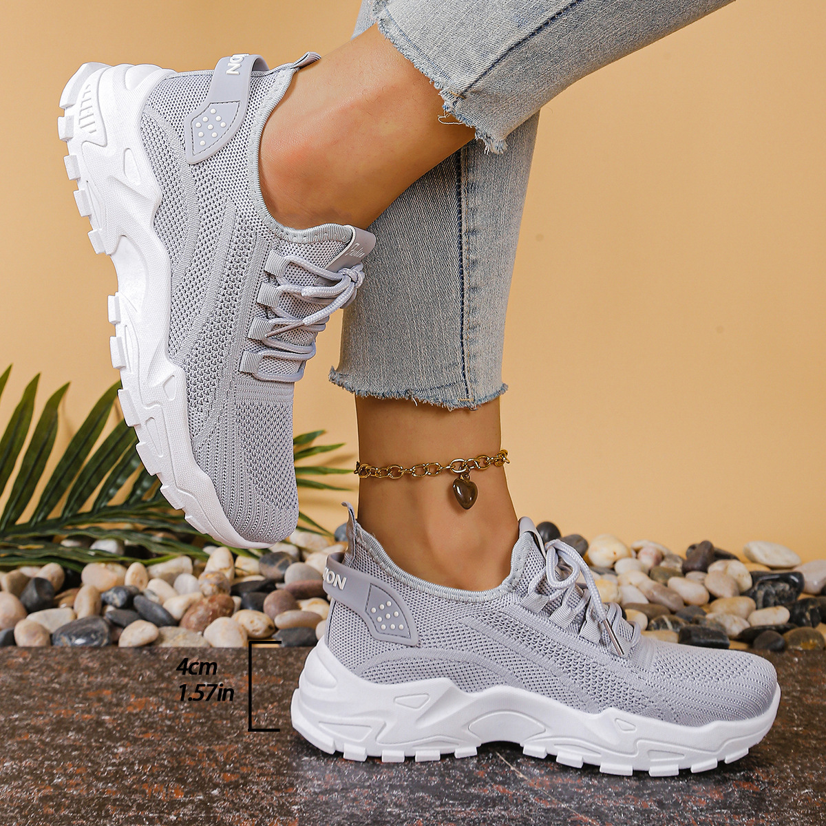 Women's Lace-Up Orthopedic Sneakers