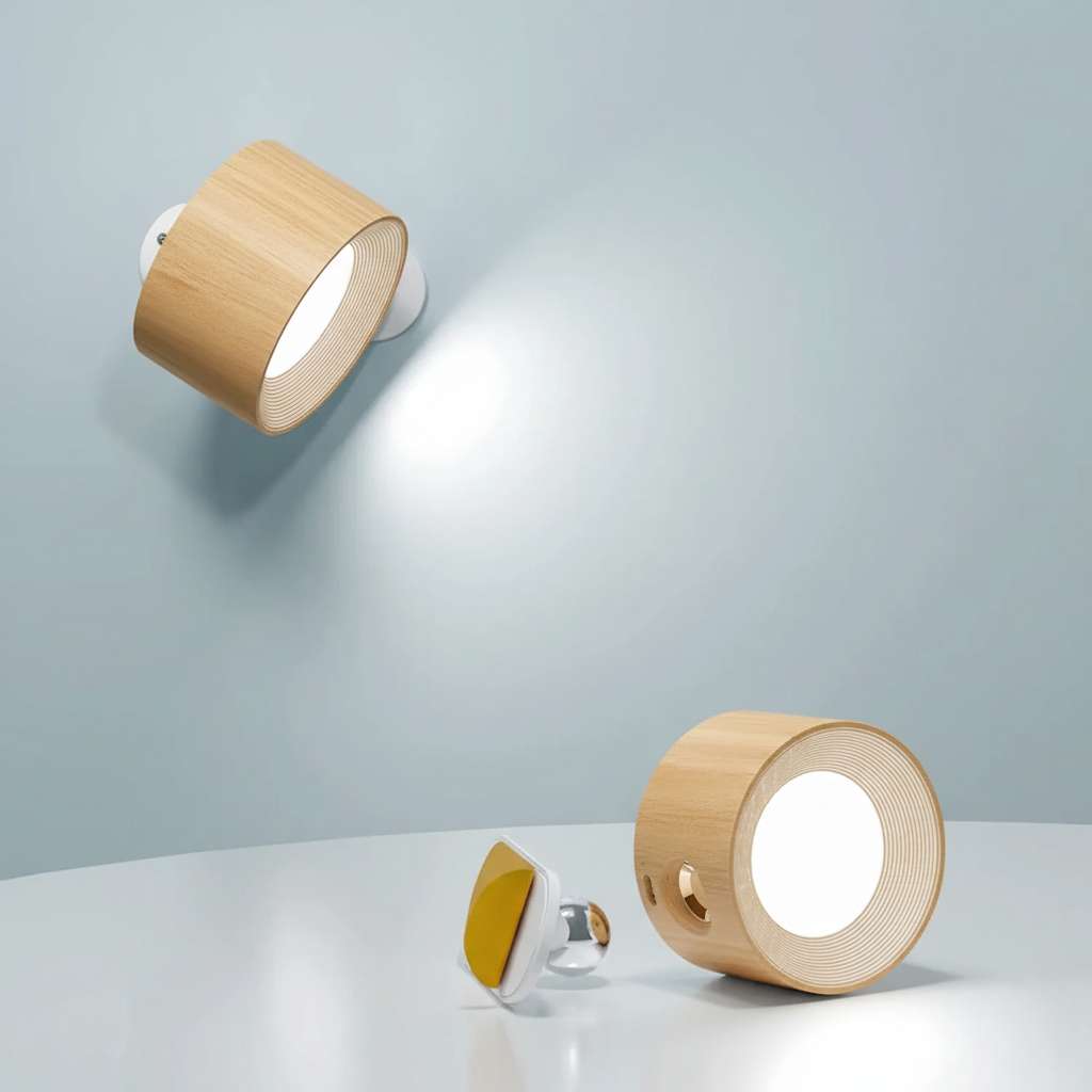 Rechargeable Wireless Wall Lamp With 360° Rotation
