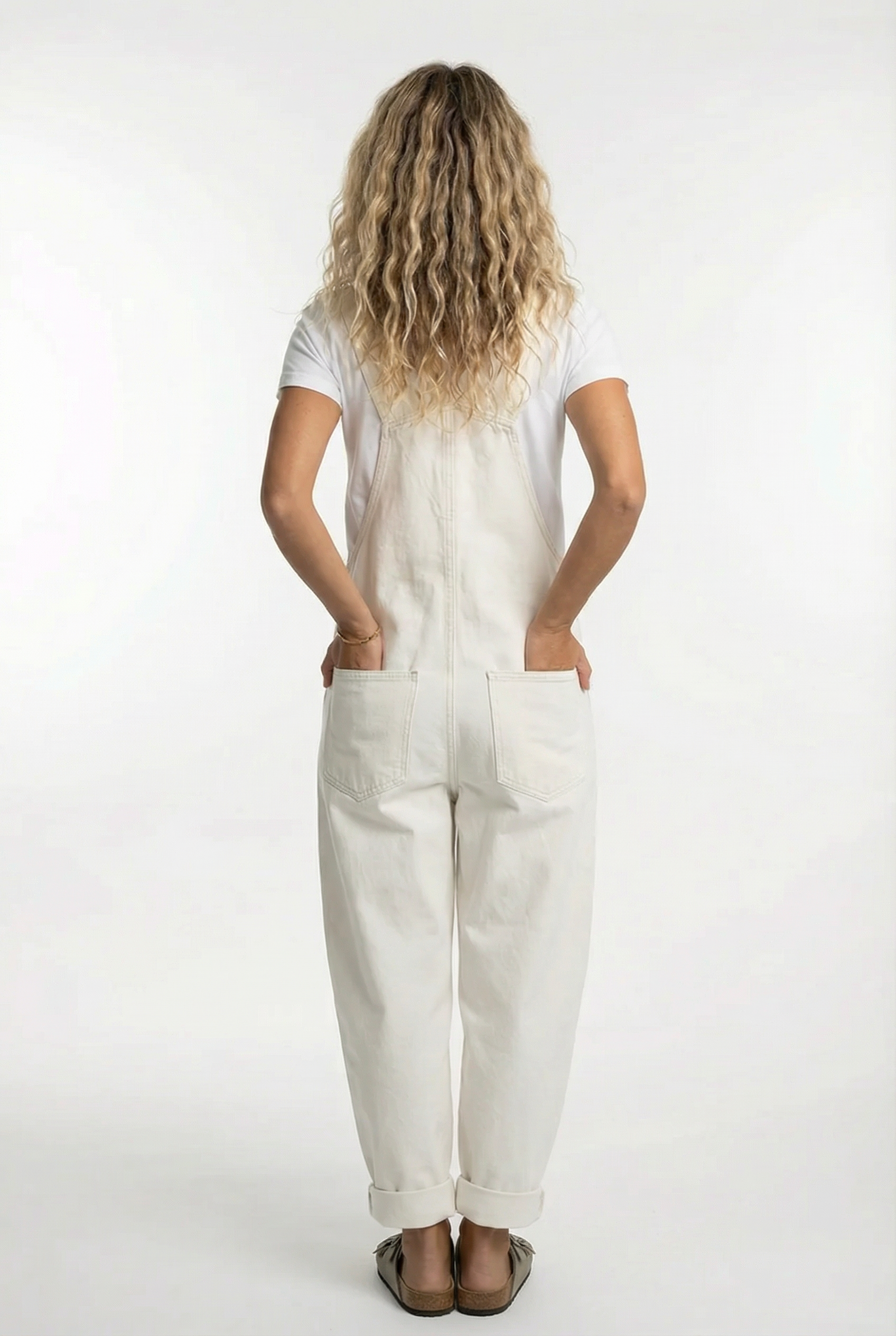 Versatile Adjustable Strap Denim Overall