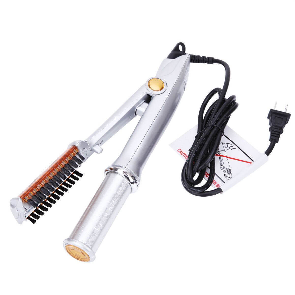 2-in-1 Curling Iron and Hair Straightener