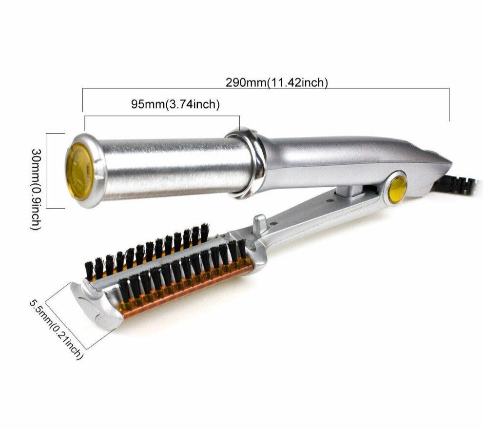 2-in-1 Curling Iron and Hair Straightener