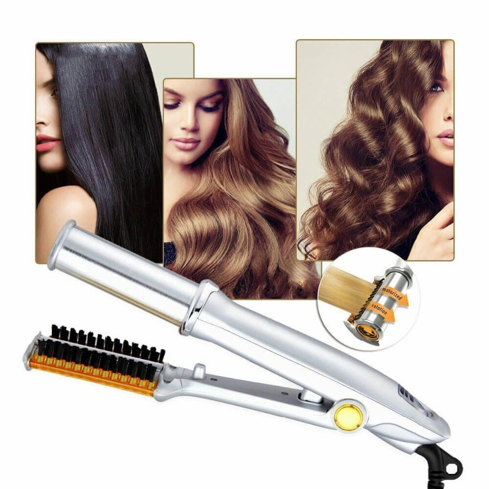 2-in-1 Curling Iron and Hair Straightener