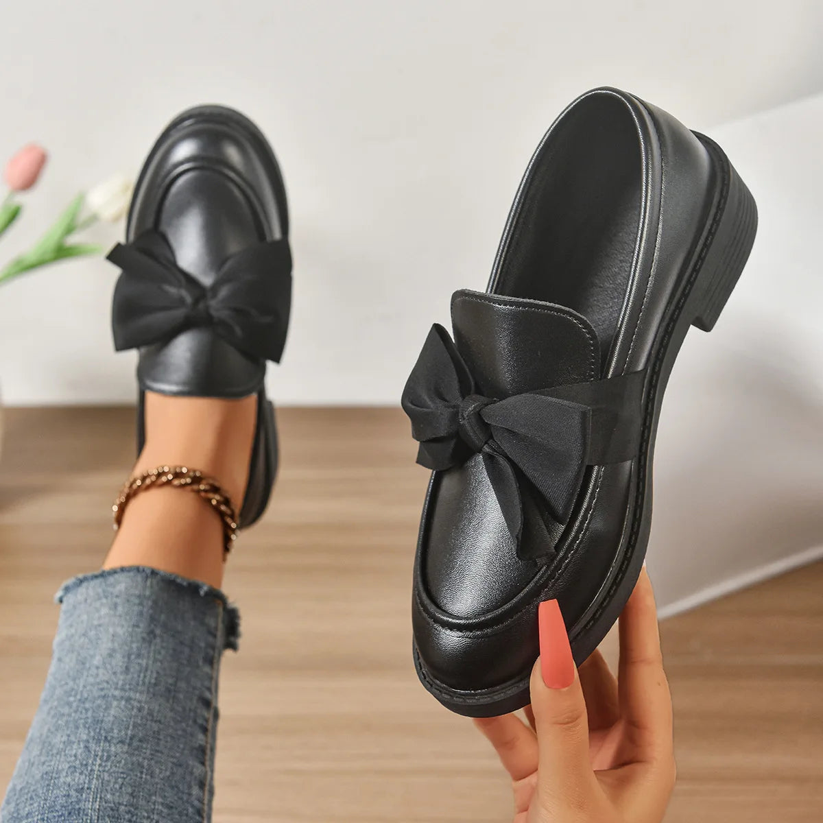 Josephine Heeled Orthopedic Loafers