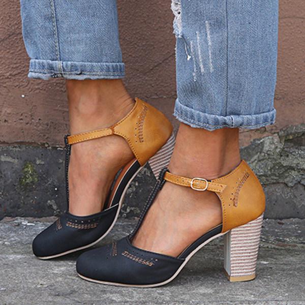 Cushioned Orthopedic Heels with Wide Stability Sole
