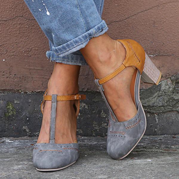 Cushioned Orthopedic Heels with Wide Stability Sole