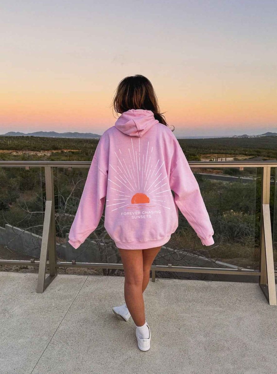 Graphic Back Print Oversized Hoodie