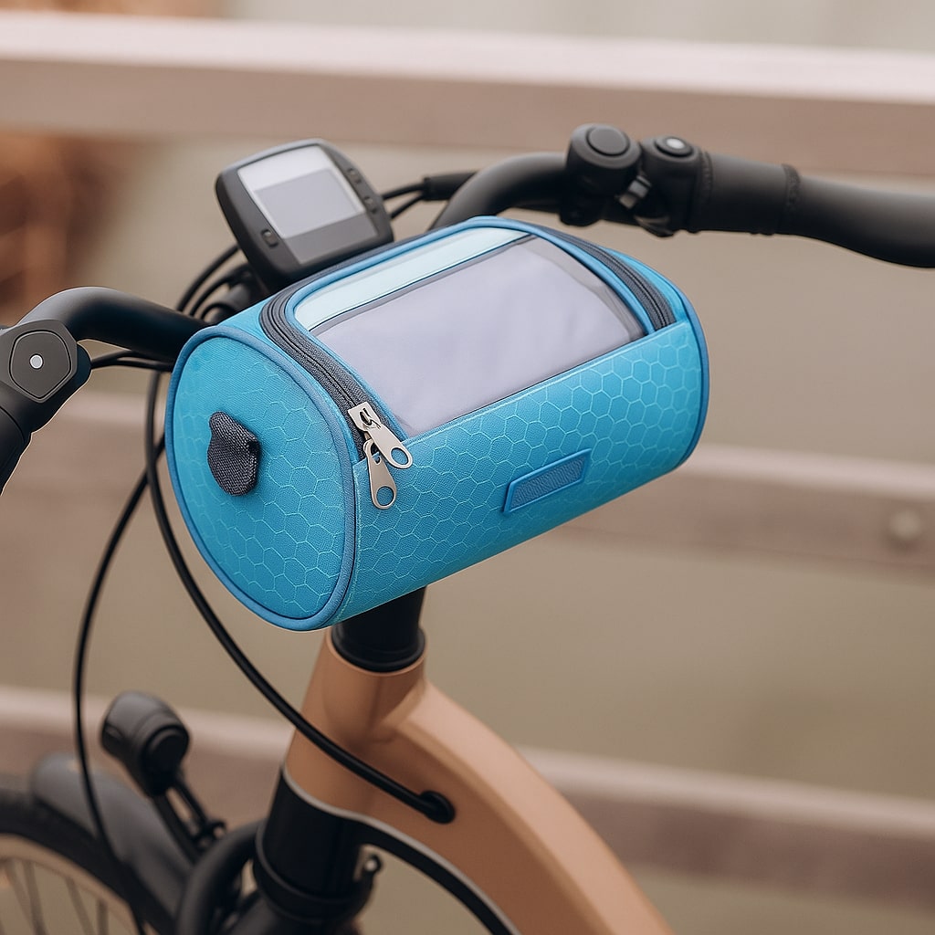 Waterproof Handlebar Bike Bag with Touchscreen Window