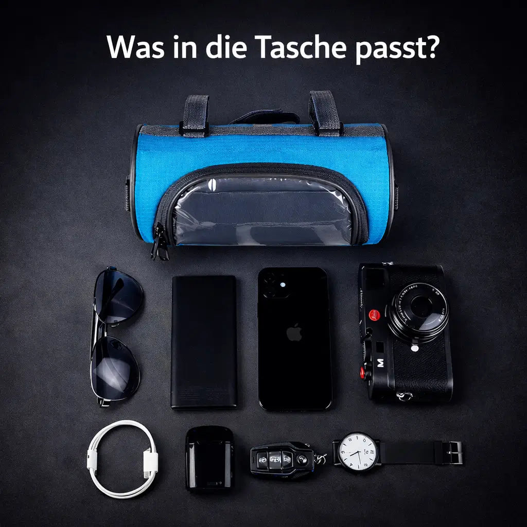 Waterproof Handlebar Bike Bag with Touchscreen Window