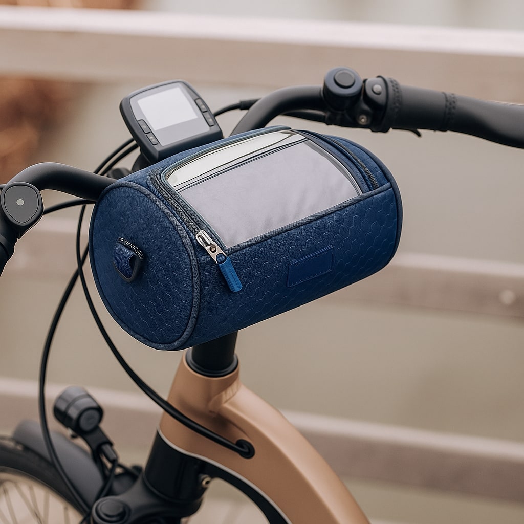 Waterproof Handlebar Bike Bag with Touchscreen Window