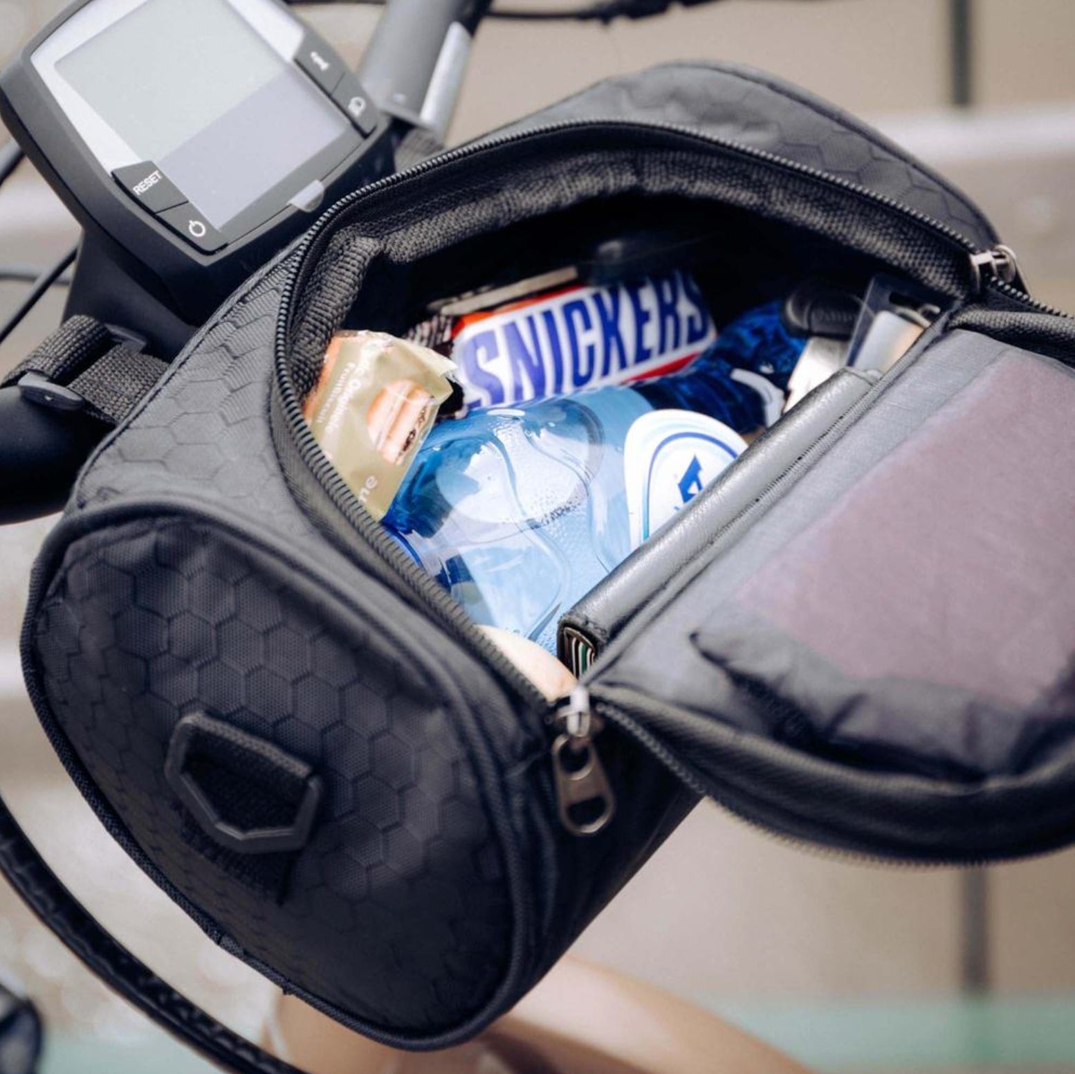 Waterproof Handlebar Bike Bag with Touchscreen Window