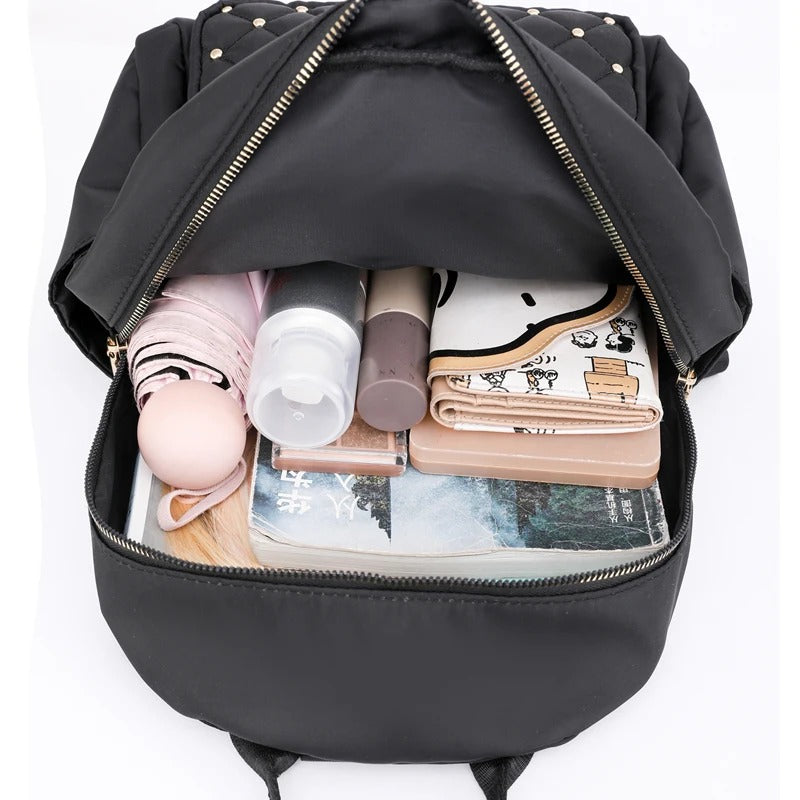 Women's Lightweight Nylon Commuter Backpack
