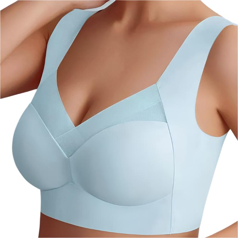 Women's Seamless Bra with Mesh Detail