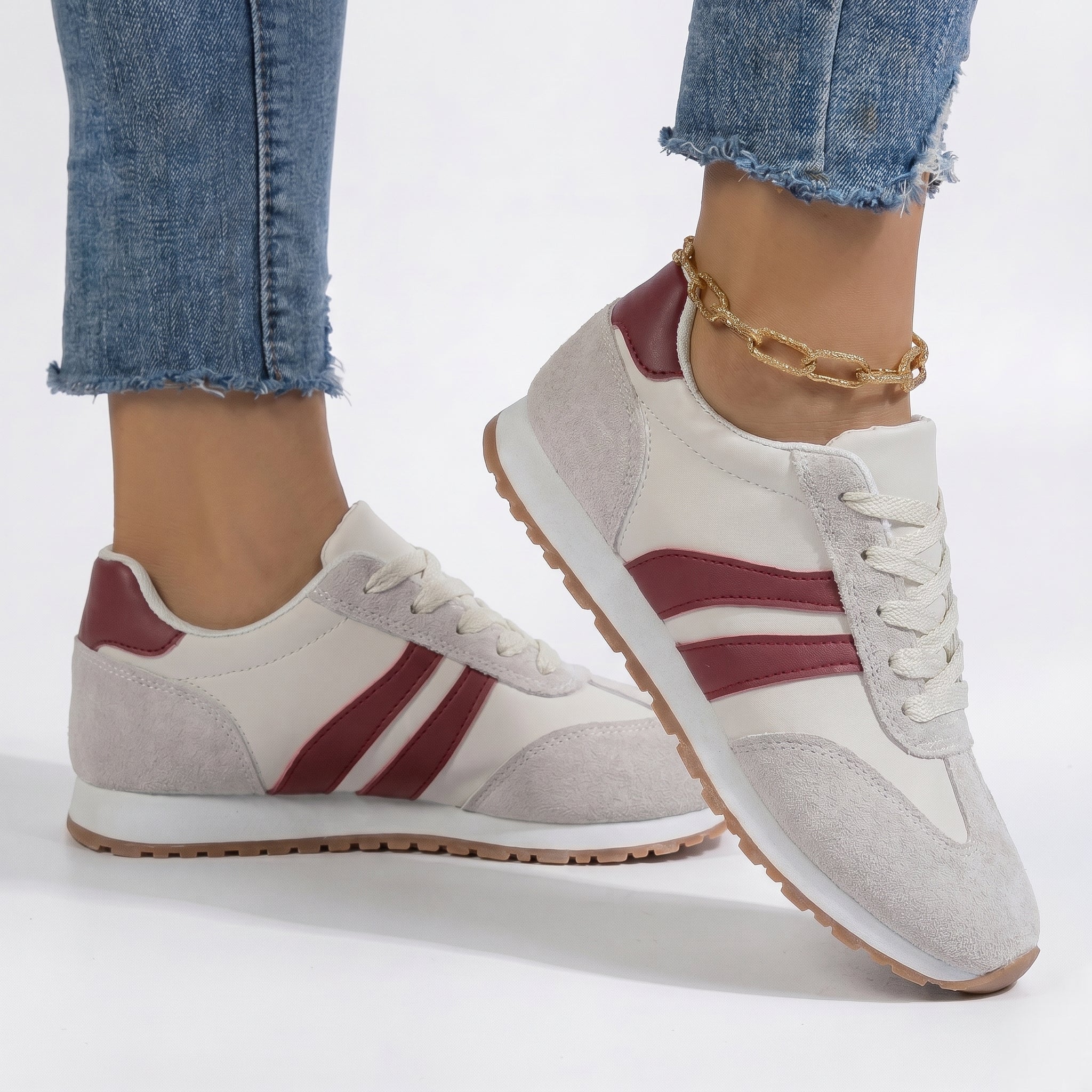 Lily Women's Lightweight Orthopaedic Lace-Up Trainers