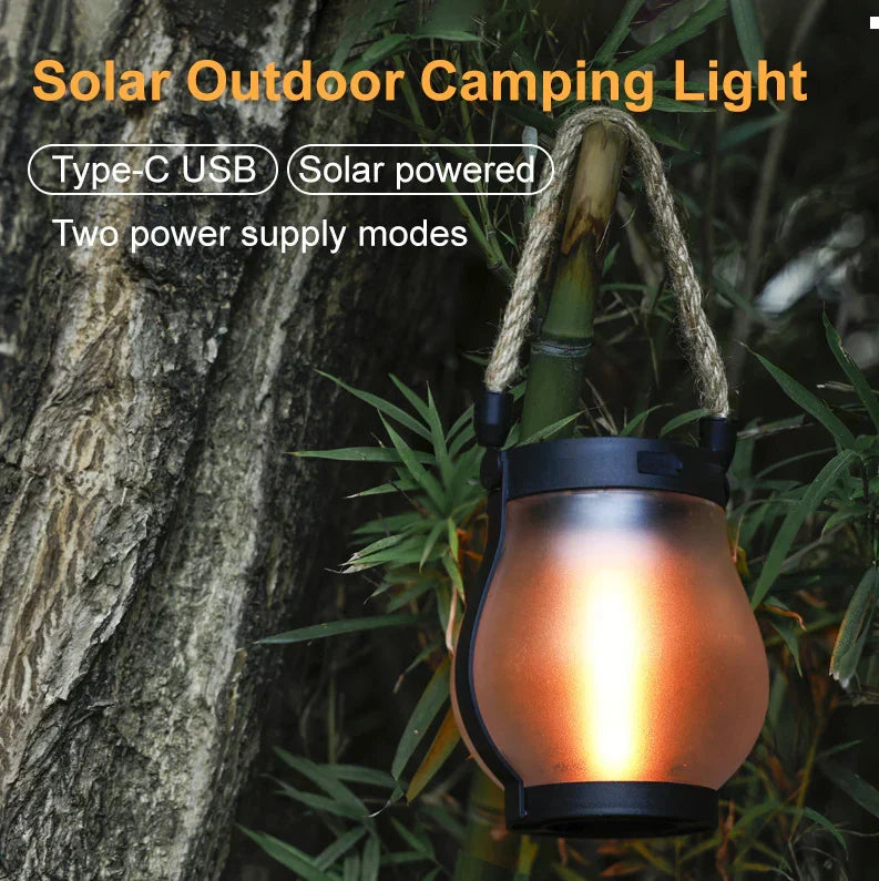 Lumora Solar Flame Lantern