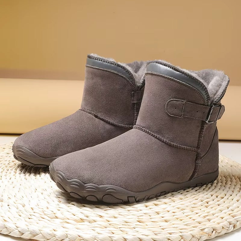 Warm Fleece-Lined Winter Barefoot Boots