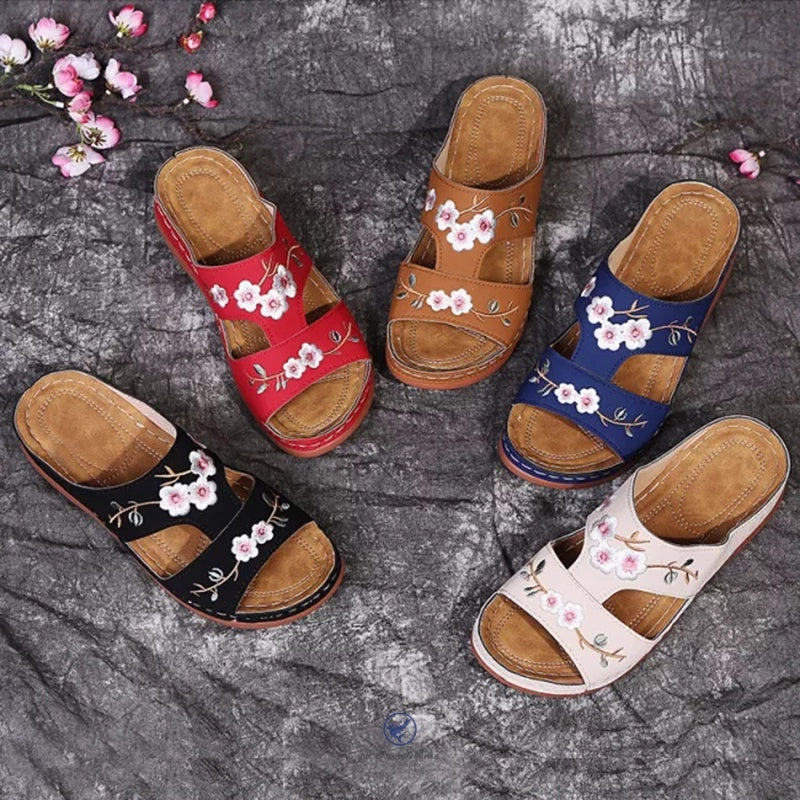Women's Floral Orthopedic Slip-On Shoes