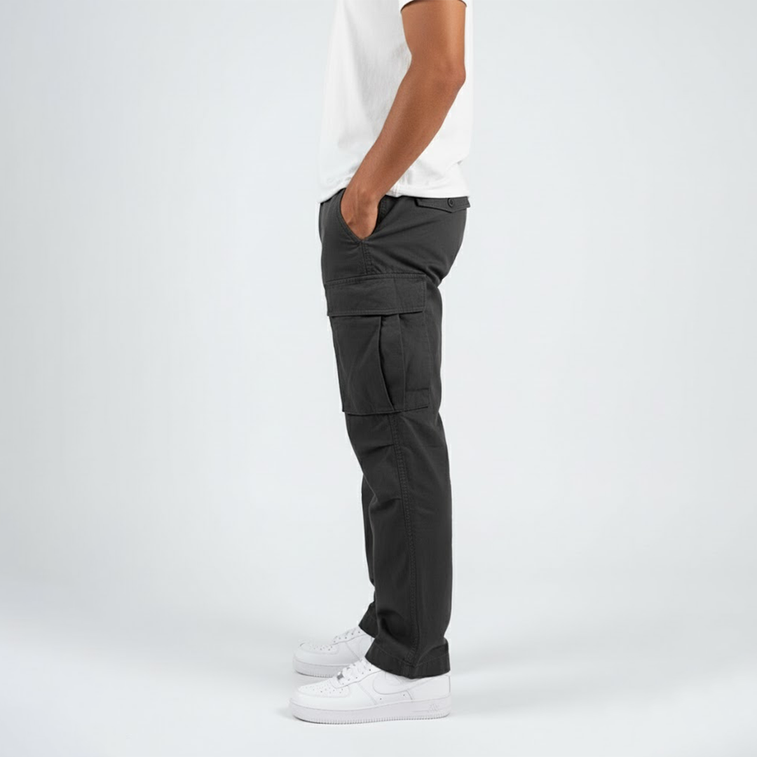Straight Leg Cargo Utility Pants