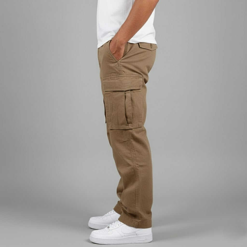 Straight Leg Cargo Utility Pants