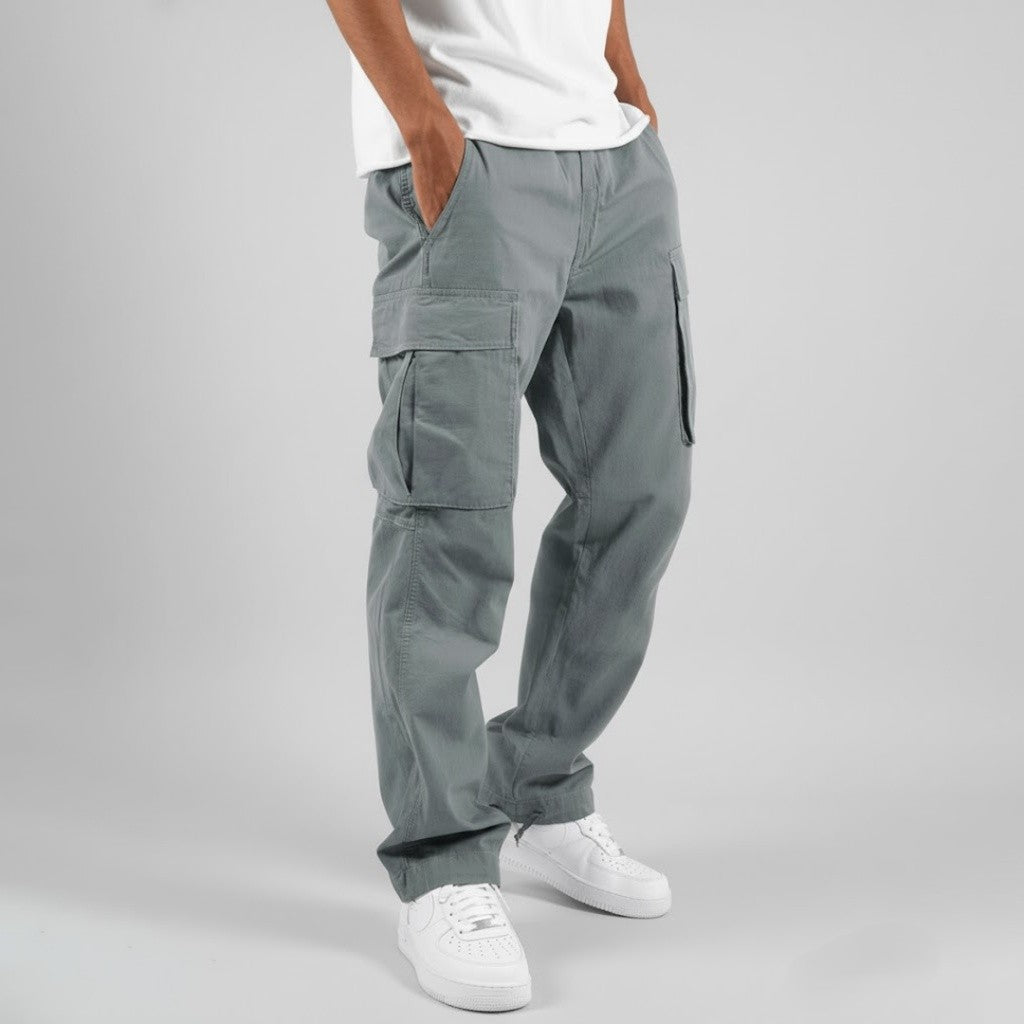 Straight Leg Cargo Utility Pants