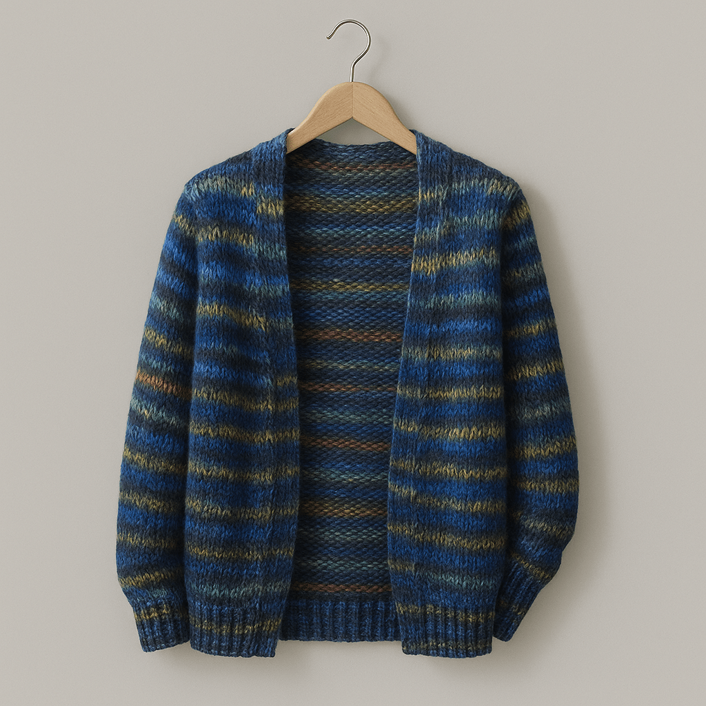 Multicolour Knit Cardigan Relaxed Fit