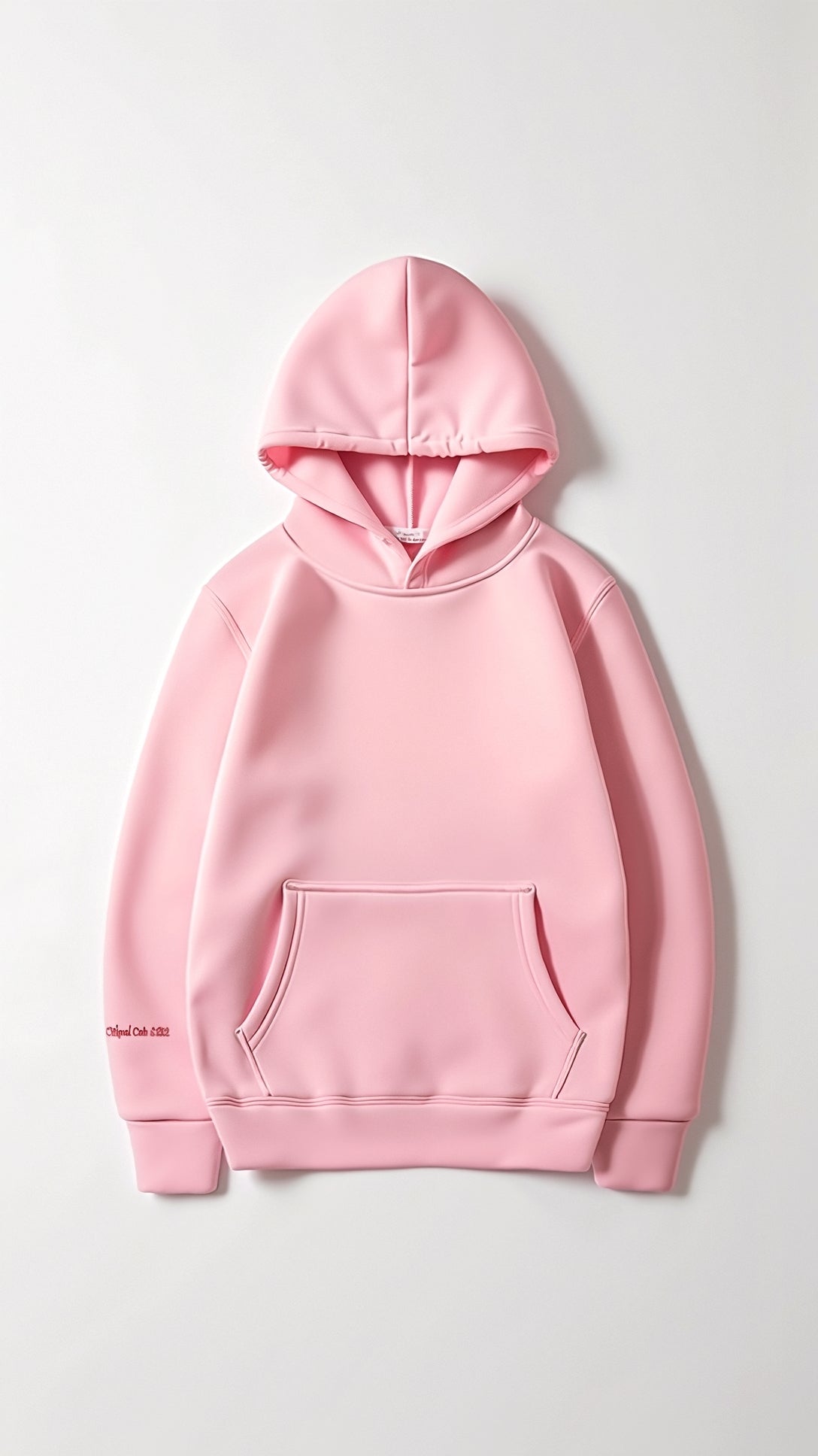 Embroidered Oversized Hooded Sweatshirt