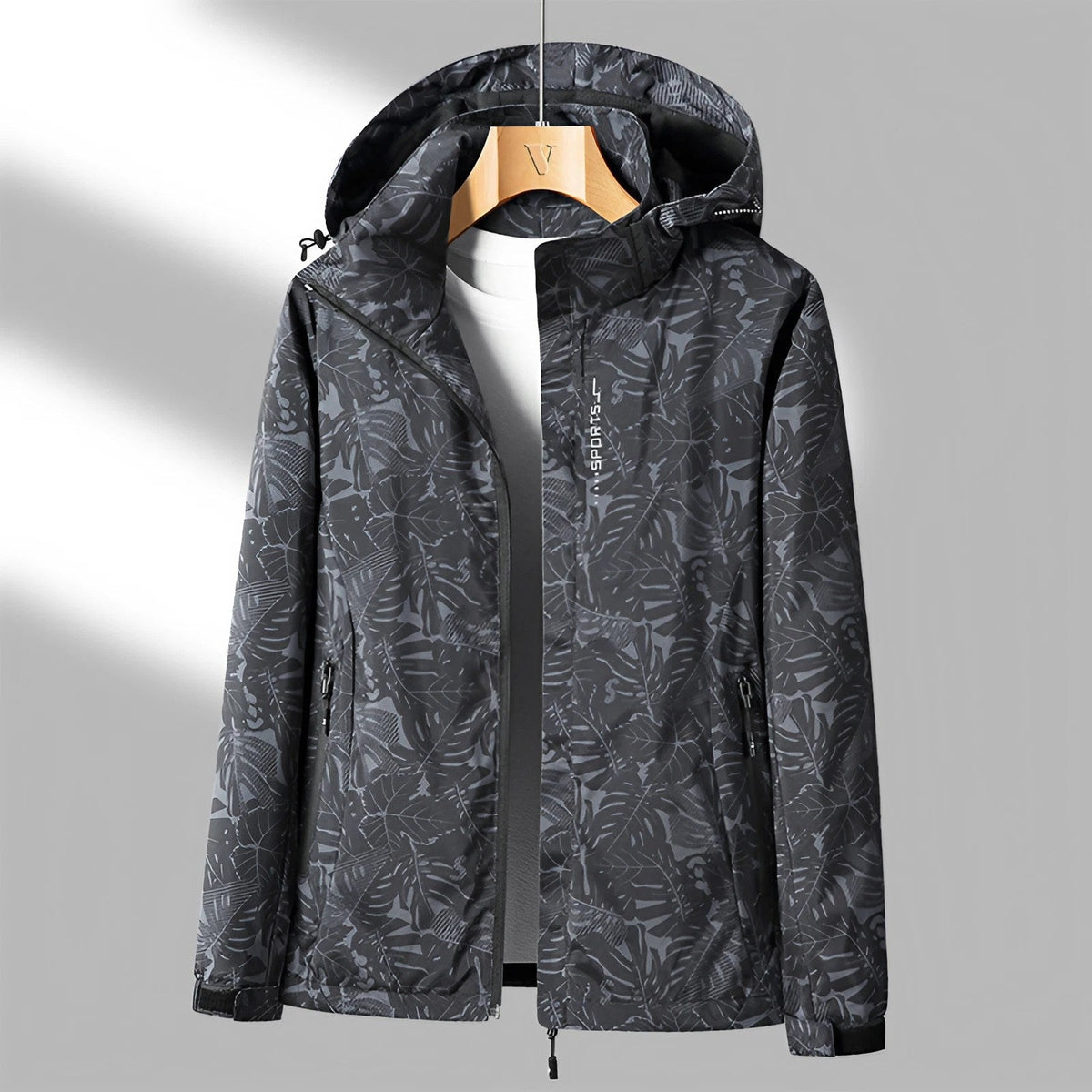 Lia Waterproof Hooded Zip Jacket